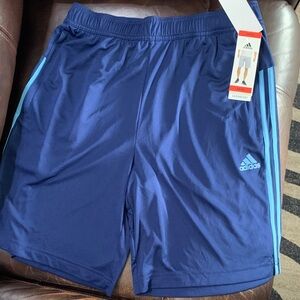 Adidas Men's Dark Blue Sports Shorts